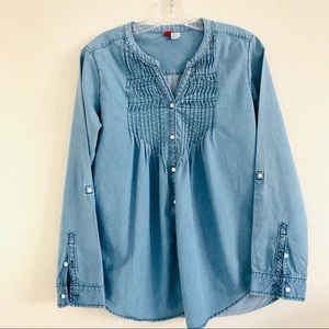 H&M Denim Long Sleeves Top